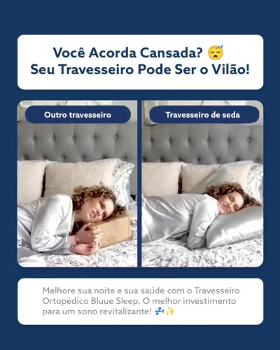 travesseiro ortopédico de seda