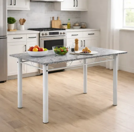 Mesa de Jantar Industrial Retangular 1,40m