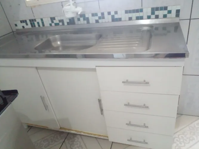Gabinete de cozimha mais pia