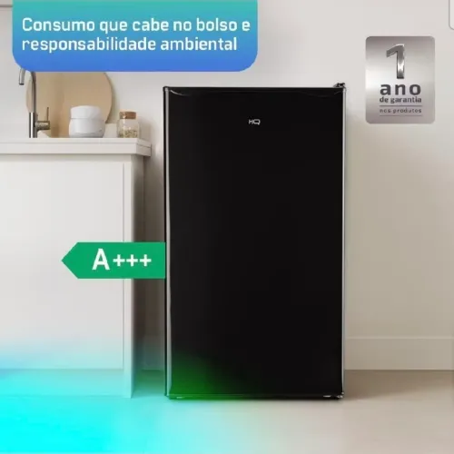 Frigobar 95 litros preto 6meses de uso tenho nota de compra