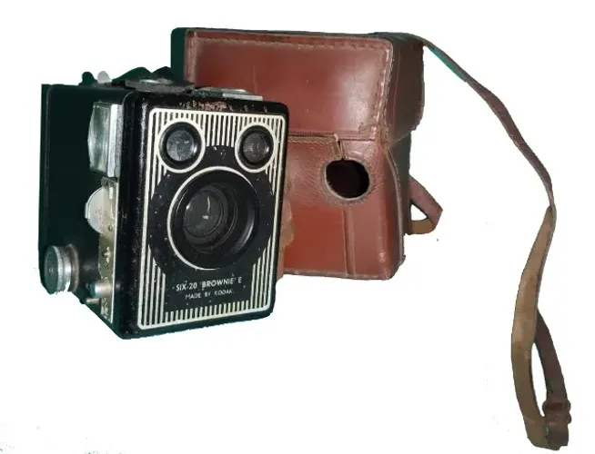 Máquina fotográfica Kodak antiga
