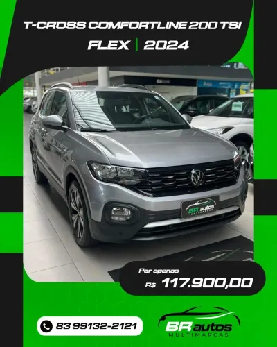 Volkswagen T-Cross Comfortline 1.0 TSI Flex 5P Aut. 2024