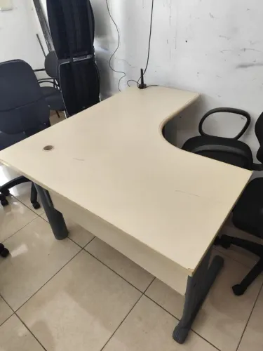 Mesa de Escritório Presidente - Em L