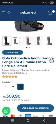 Bota ortopédica 