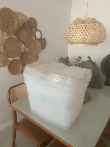 Caixa plástica 34L (5caixas)