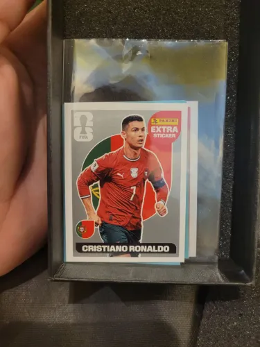 Figurinha Cristiano Ronaldo prata