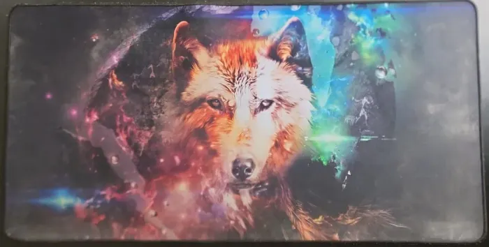 Mousepad Gamer LOBO Antiderrapante 70x35cm 