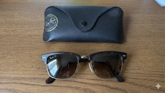 Óculos de sol Ray-Ban Clubmaster Polarizado Original