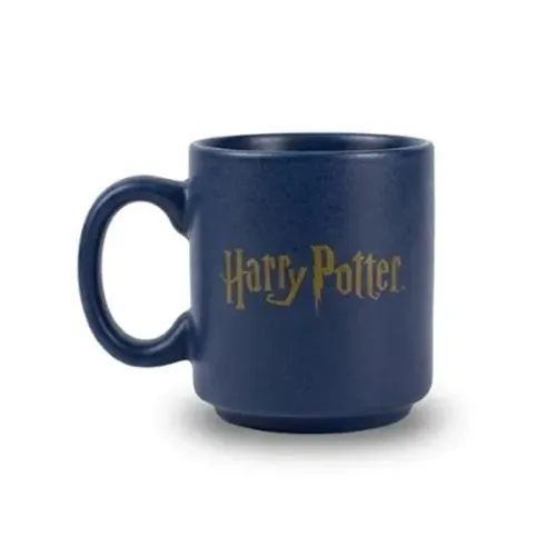 Mini Caneca de Cerâmica 100ml - Harry Potter Hogwarts - ZONA CRIATIVA