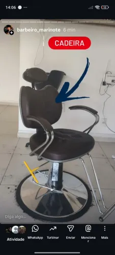 Cadeira de barbeiro