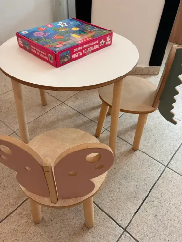 Jogo de mesa infantil MDF  