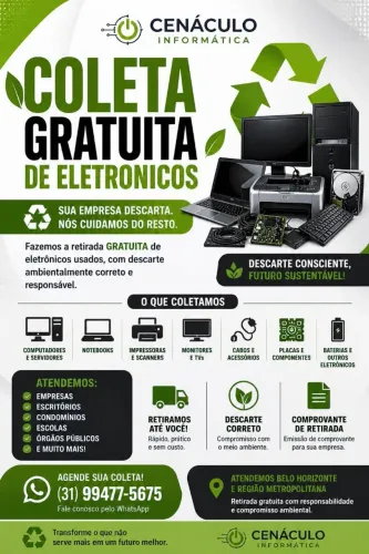 ? COLETA DE ELETRÔNICOS EM BH E REGIÃO ?