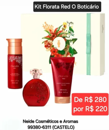 Kit Florata Red O BOTICÁRIO
