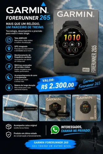 Relógio Garmin 265