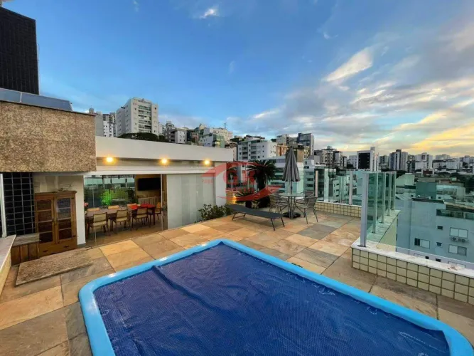 Cobertura de Frente em Buritis, BH  260 m², 4 quartos, 4 vagas, acabamento premium