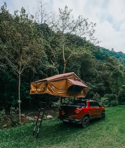 Barraca de teto blue camping 