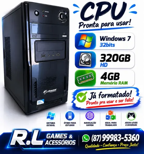Cpu em ótimo estado de uso