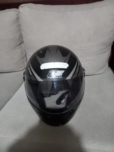 Capacete R8 Pro Tork - cinza, preto