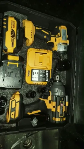 Kit 2 chaves de impacto pneumática 60V