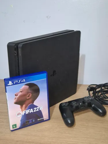 Ps4 Slim 1Tb de memoria com 2 controles