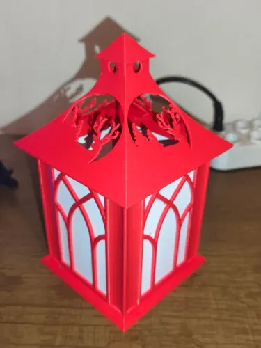 Lanterna de natal para vela de bateria