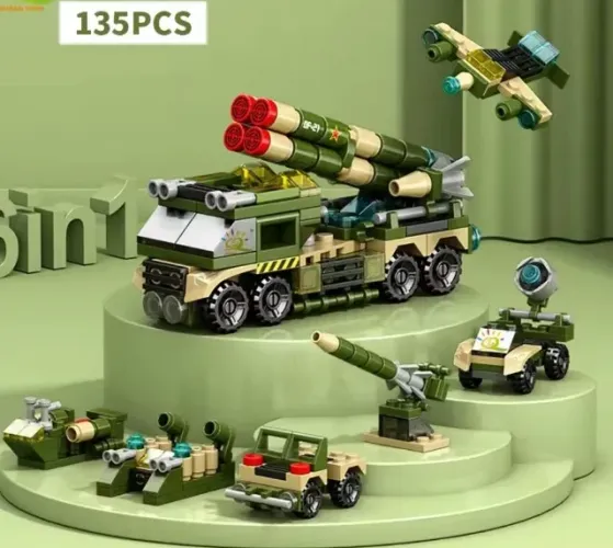 Brinquedo - Blocos de Montar - Tanque de Guerra - Novo e Lacrado