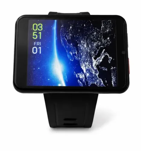 Smartwatch Lemfo Lem T 4g Entrada de Chip Android 7.1 Tela 2.86 Jogos 32gb