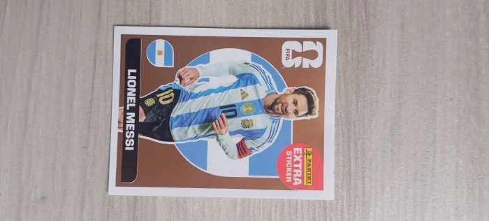 Figurinha Messi bronze Copa 2026