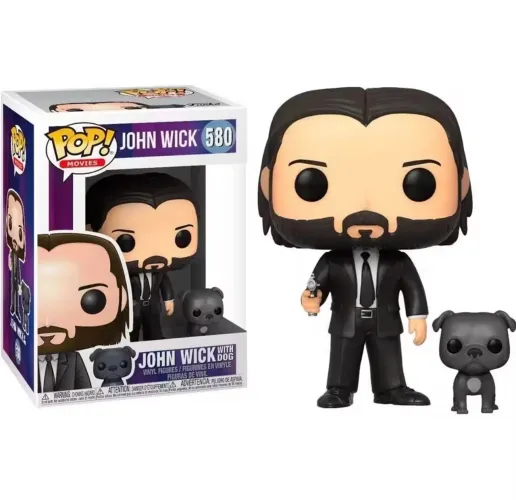 Funko pop John wick com cachorro