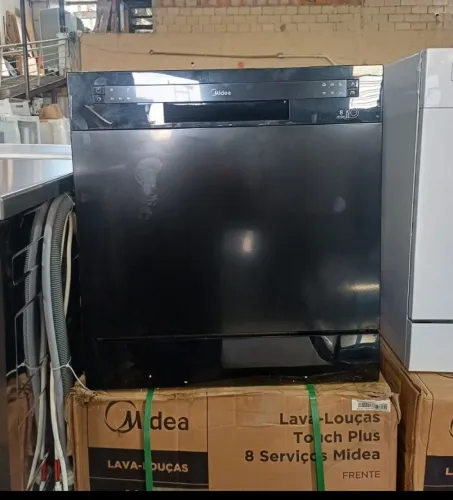 Lava-louças Midea 8 Serviços MDWTF08W1 Preta