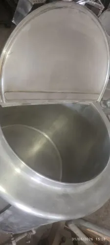 Caldeirão INOX industrial 100 litros a GÁS"LEIA TUDO"