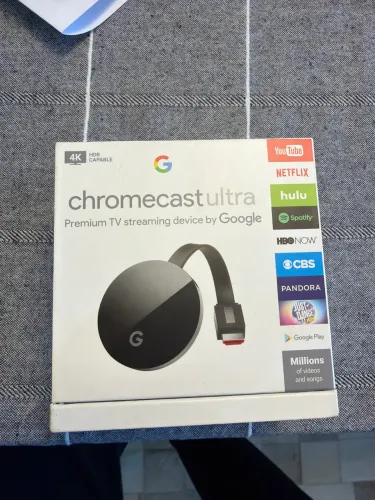 Chromecast Ultra 4K Original Google + Fonte Ethernet