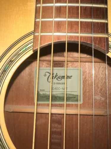 Violão Takamine Folk Natural Ed4dc Tp4t - 