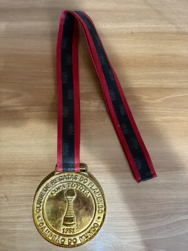 Medalha em Homenagem ao Título Mundial de Clubes - 1981 Flamengo 