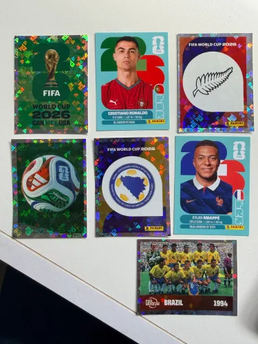 Figurinhas especiais da Copa
