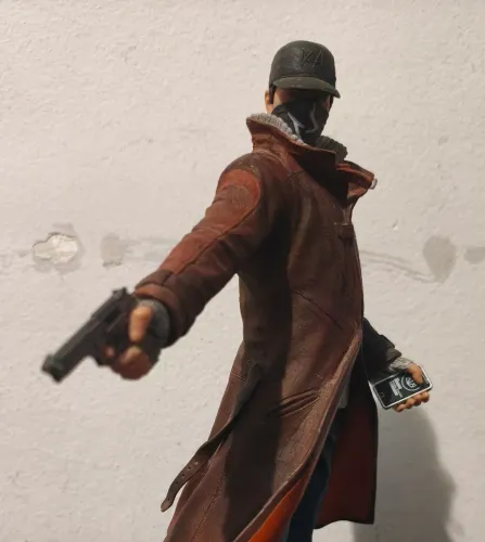 Figura colecionável do Aiden Pearce de Watch Dogs 1