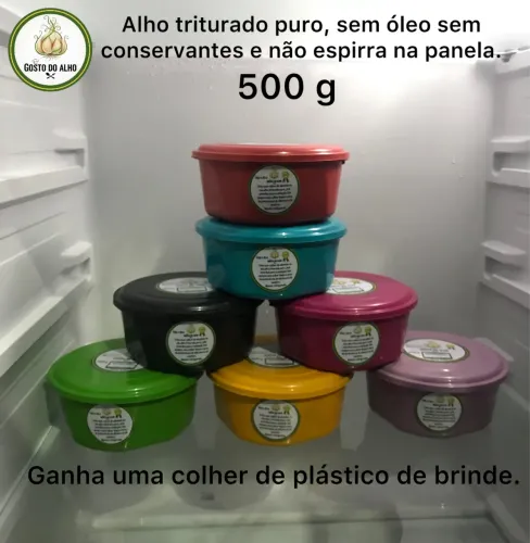 Alho puro triturado