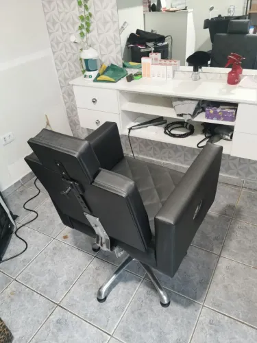 Cadeira reclinavel para salão de beleza