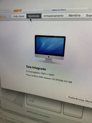 iMac 21,5 pol ano 2011