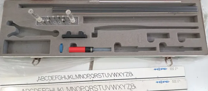 Estojo Normografo edição de Colecionador Com todo material completo