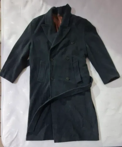 Sobretudo de lã e cashmere masculino