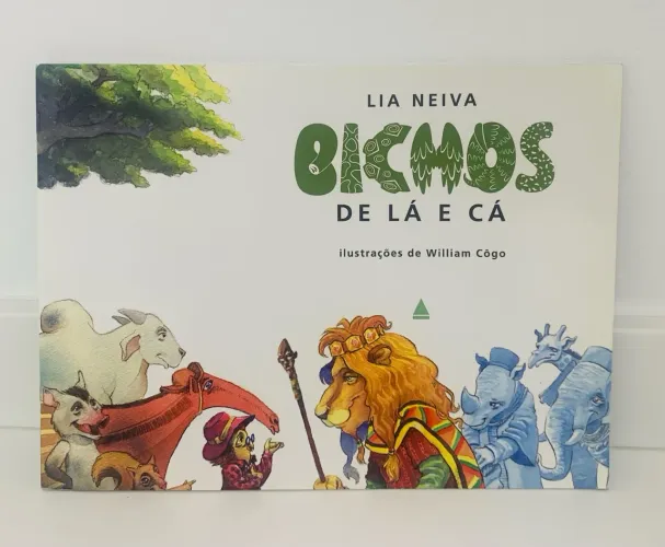 livro infantil bichos de lá e cá, de lia neiva