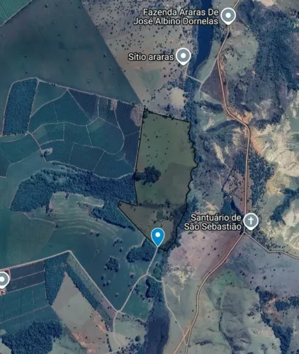 Fazenda com 33,05 hectares à venda na região das Araras em Bambuí/MG