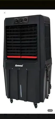 Climatizado de ar 90 litros  frio  Amvox Acl 9022 cor preto pouco tempo de uso 