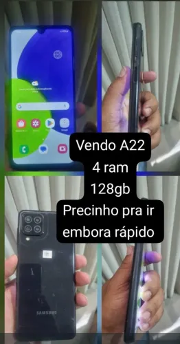 Celular Samsung A22 4 ram 128gb no precinho 