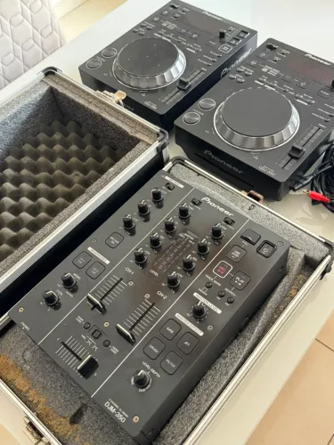 ? KIT DJ PIONEER CDJ-350 + DJM-350 ORIGINAL + CASES ?
