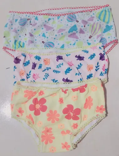Calcinha e cueca infantil 
