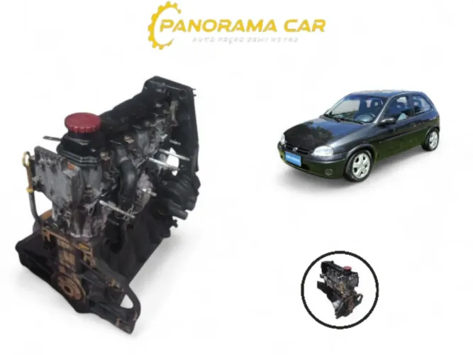 Motor Corsa Mpfi 1996-2001 1.0 8v Gasolina