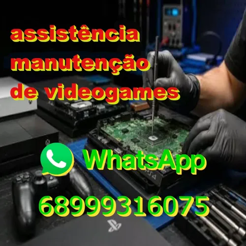 Assistência assistência consertamos limpando qualquer videogame