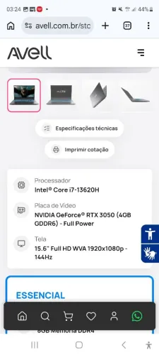 Vendo notebook gamer